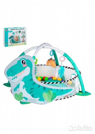 Детский развивающийся коврик 3 в 1