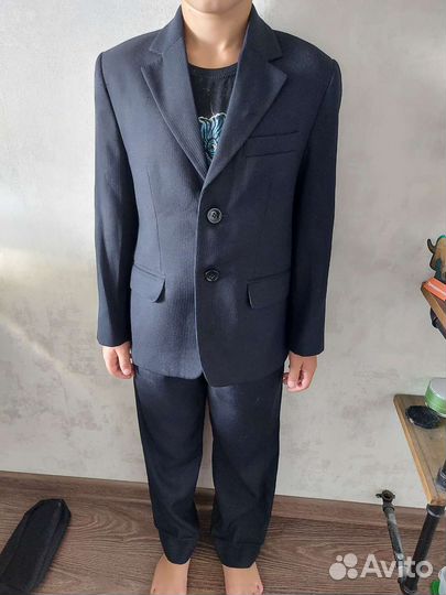 Костюм для мальчика темно синий школьный