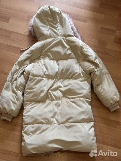 Пуховик женский 42 44 с мехом
