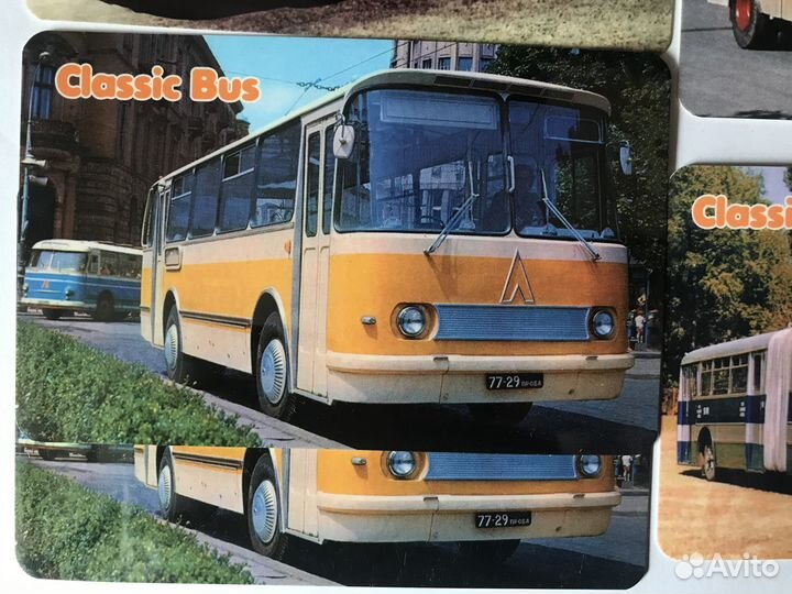 Календарики советские автобусы