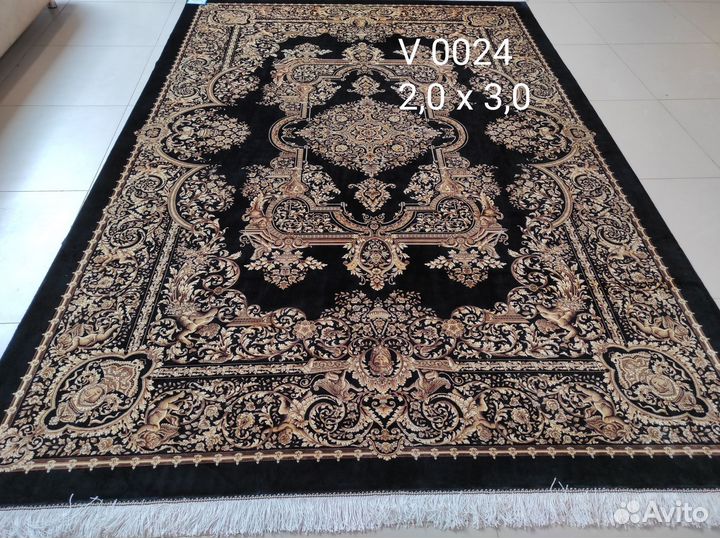 Ковер Шелковый Иранский машина ручная работа Qum