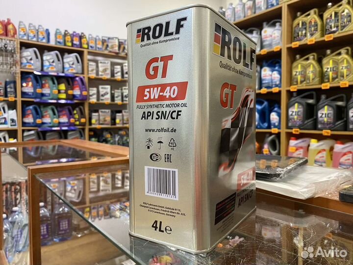Rolf 5W40 GT, масло моторное 4л