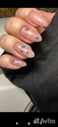 Маникюр с покрытием однотон комплекс