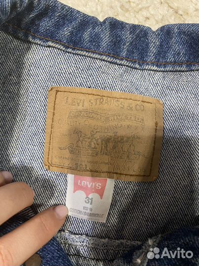 Джинсовая куртка levis на девочку