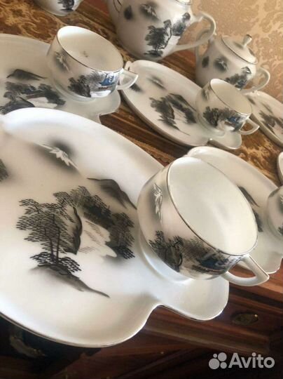 Старинный японский сервиз