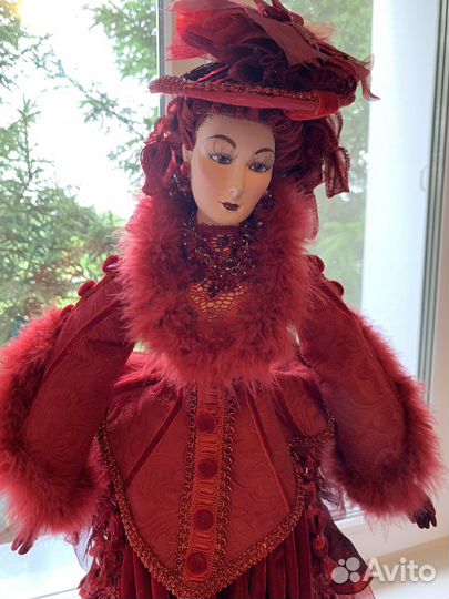 Интерьерная кукла ручной работы (Франция)