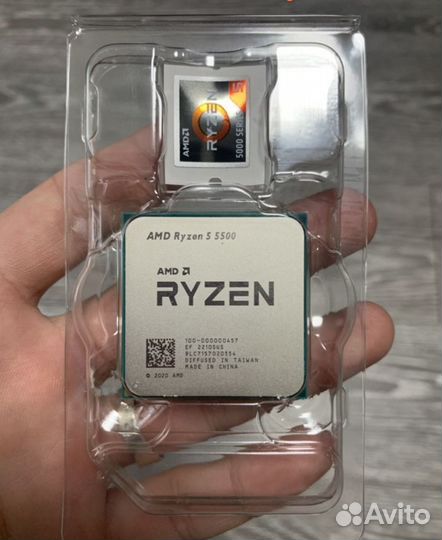 Новый комплект Asus Prime A520M-K + Ryzen 5 5500