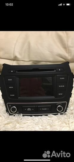 Магнитола штатная для Hundai Santa Fe