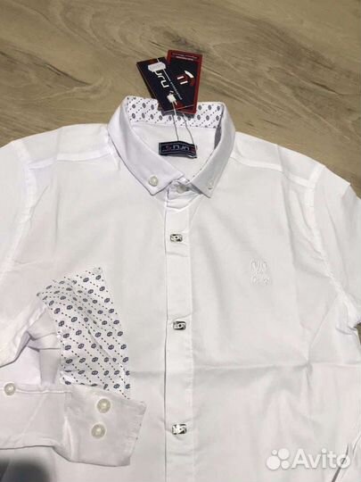 Рубашки школьные 140,146,152