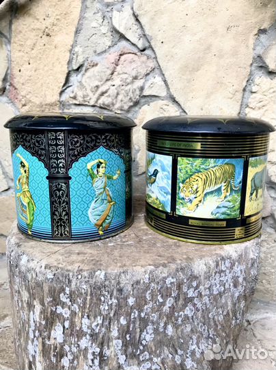 Банка винтажная от чая