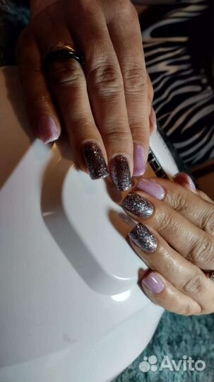 Маникюр,педикюр с покрытием