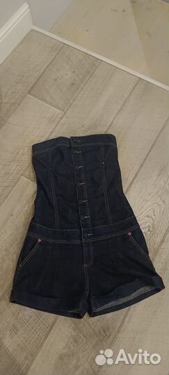 Джинсовый комбинезон