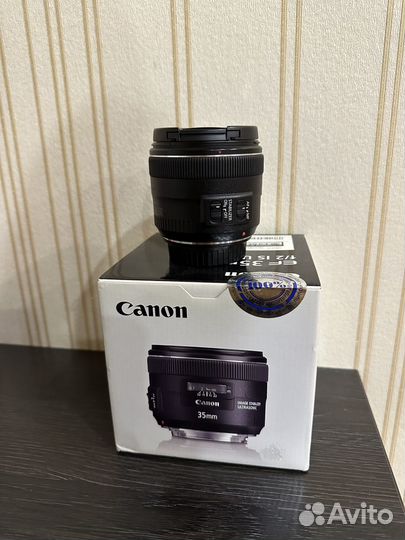 Объектив canon ef 35 mm f 2 is usm