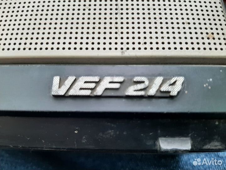 Приёмник радиовещательный Vef-214 (1986)