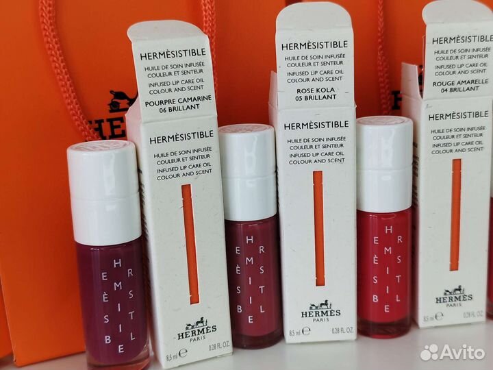 Масло блеск для губ Hermes все оттенки