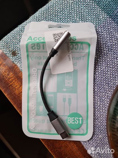 Переходник usb type c на mini jack 3.5