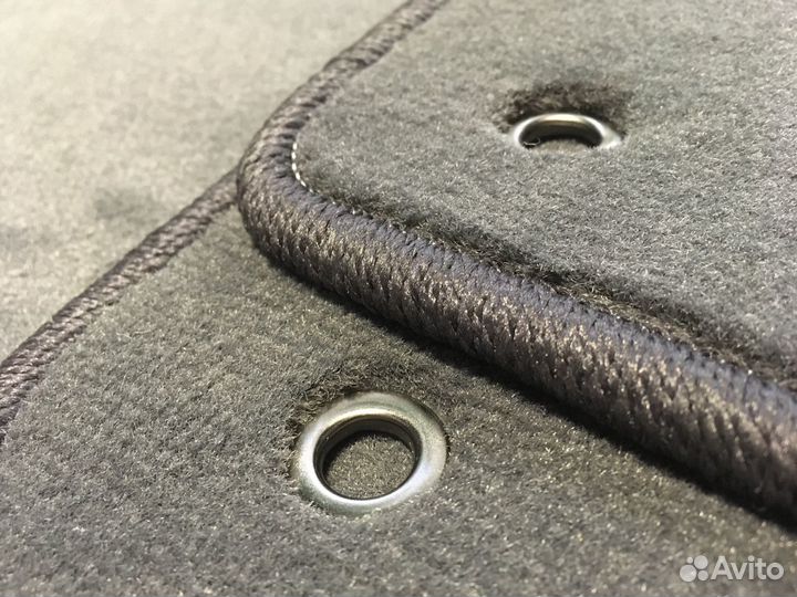 Премиум ковры для BMW 5 E34 Велюровые графит