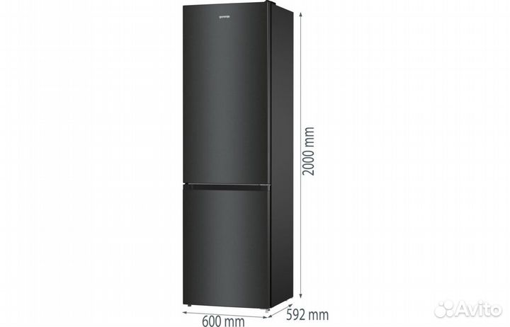 Холодильник Gorenje NRK6202ebxl4