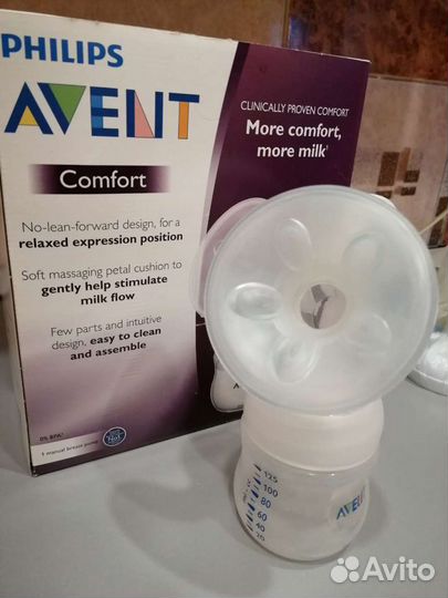 Молокоотсос avent ручной comfort