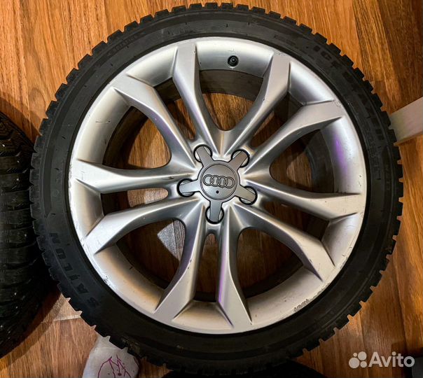 Диски R18 Audi S-Line WSP с зимней резиной Sailun