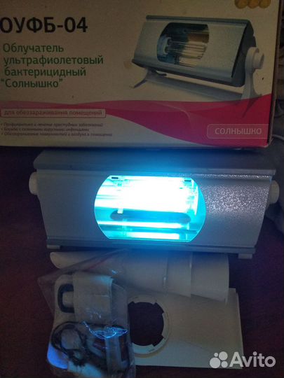 Ультрафиолетовая лампа бактерицидная солнышко 04