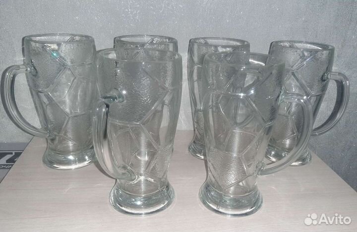 Набор пивных кружек 6 шт