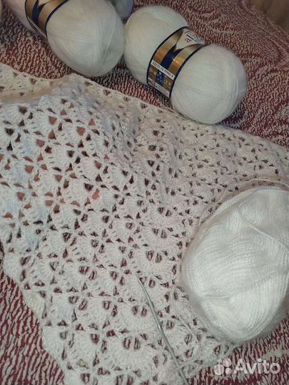 Уютные шали, бактусы крючком