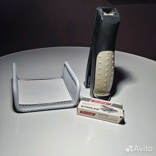 Лоток для бумаги для заметок, степплер большой