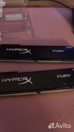 Оперативная память ddr4 hyperx fury 16gb