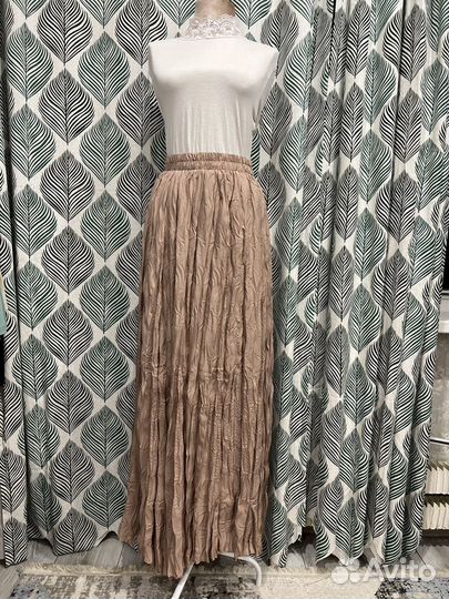 Юбка длинная жатка