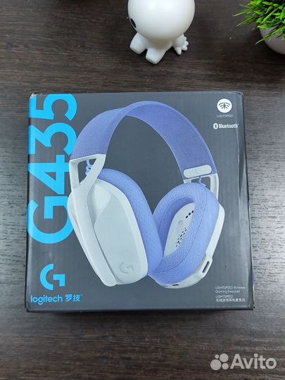 Наушники Logitech G435 LightSpeed White