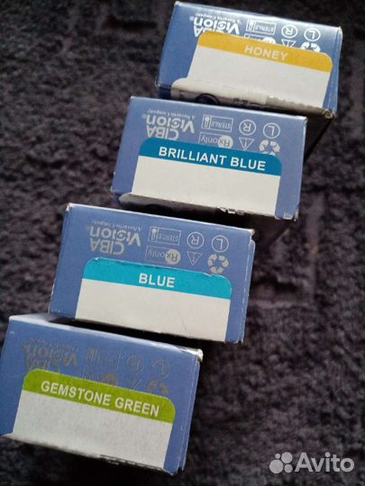 Линзы цветные контактные для глаз