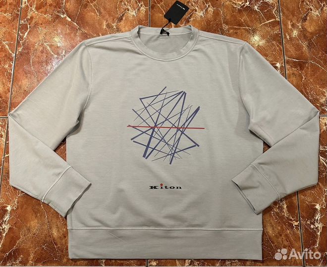 56 размер Новый Свитшот Kiton оригинал