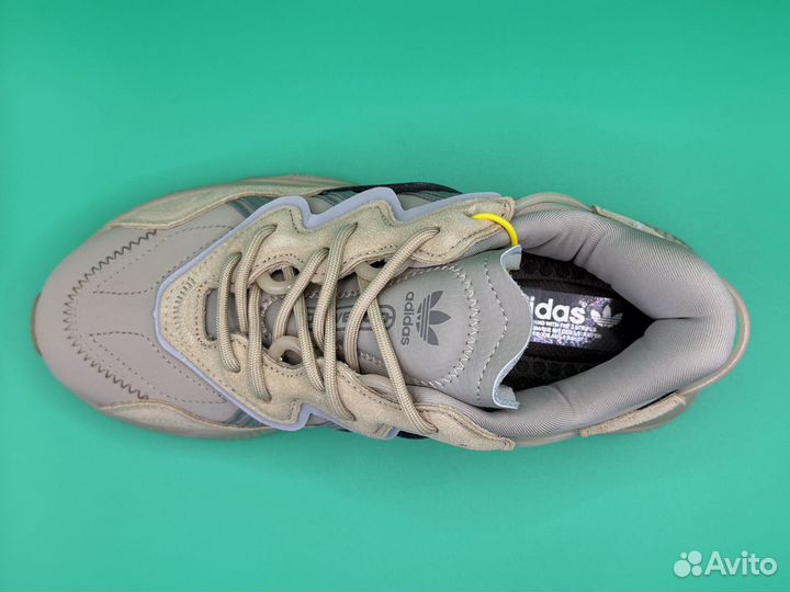 Кроссовки Adidas Ozweego White Beige Новые