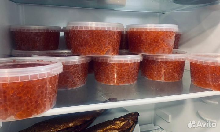 Красная икра кета