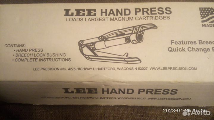 Lee Hand Press