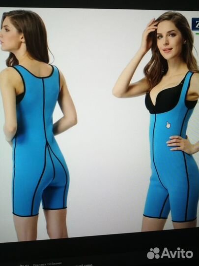 Комбинезон спортивный для фитнеса (похудения) L