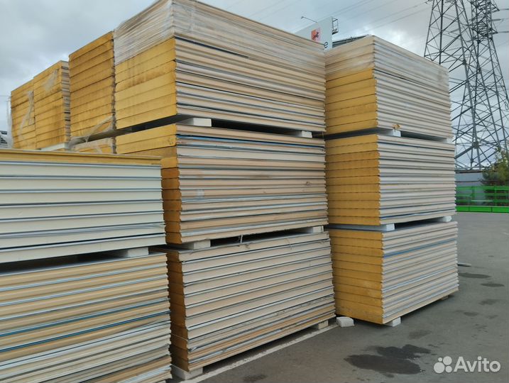 Сэндвич панели бу в наличии на складе