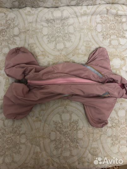 Дождевик для собак утепленный