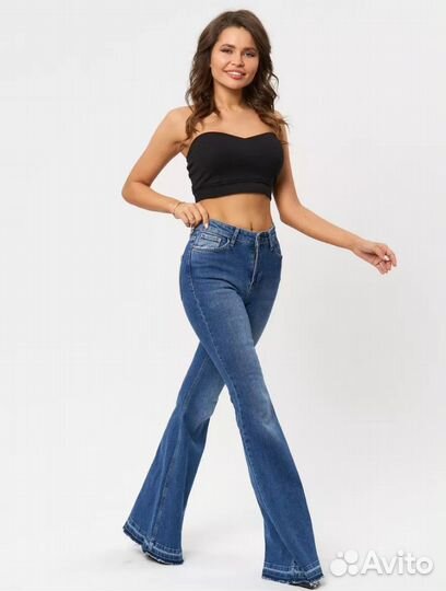 Джинсы клеш женские 42 44