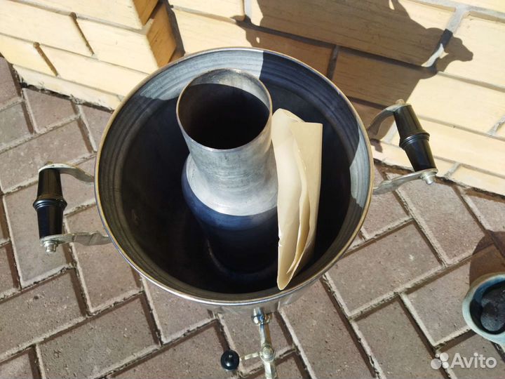 Тульский угольный самовар на 9 л