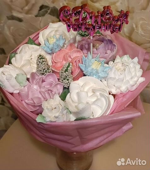 Зефирные цветы