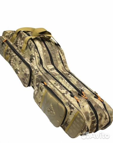 Чехол Полу Жесткий Для Спининги 150см с 3 отдела