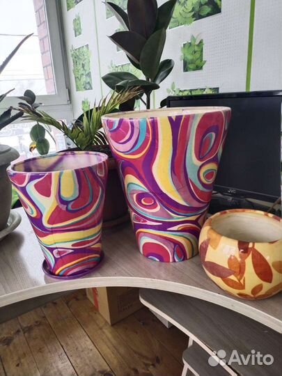 Горшок для цветов керамика