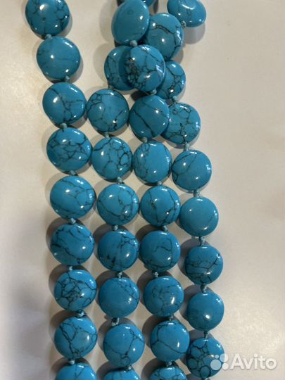 Ожерелье и серьги из бирюзы