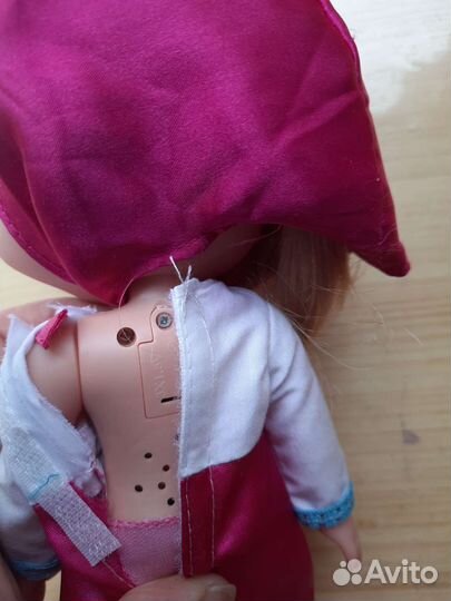 Маша Медведь озвученая Кукла Мягконабивная