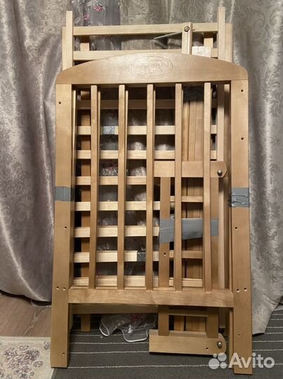 Детская кроватка Ивашка «Мой малыш» с маятником