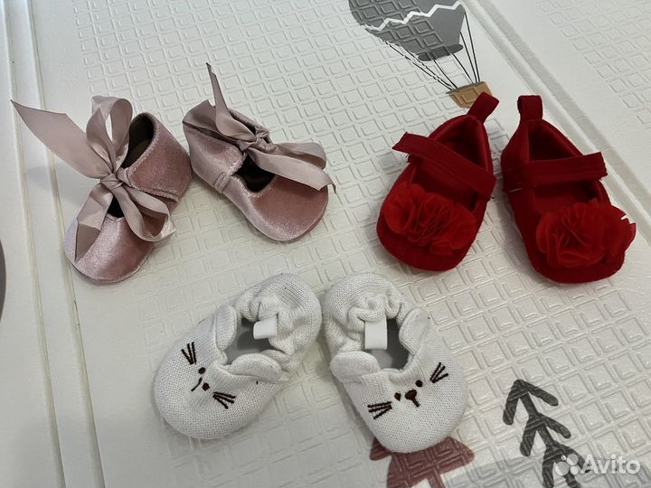 Пинетки для девочки 18 размер