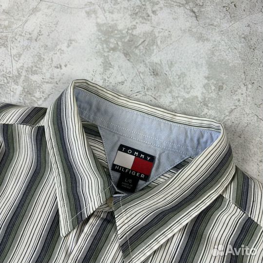 Винтажная рубашка Tommy Hilfiger оригинал