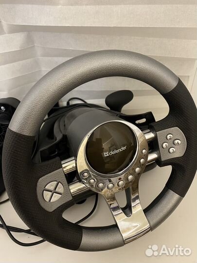 Руль с коробкой передач и педалями defender